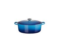 LE CREUSET Cocotte ovalada de 33 cm/7,5 l SIGNATURE Azure azul