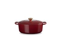 LE CREUSET Cocotte ovalada SIGNATURE 31cm 6,3l 6,3l Garnet rojo oscuro