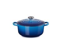 LE CREUSET Cocotte redonda de 20 cm/2,4 l SIGNATURE Azure azul