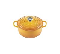 Le Creuset Cocotte redonda Signature hierro fundido 20 cm 2,4 L apta para inducción Nectar