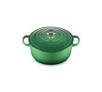 Le Creuset Cocotte redonda de hierro fundido, 20 cm, 2, 4 L, Todas Las Fuentes de Calor incluso inducción, Bamboo, 21177204082430