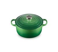 Le Creuset Cocotte redonda de hierro fundido, 24 cm, 4, 2 L, Todas Las Fuentes de Calor incluso inducción, Bamboo, 21177244082430