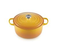 Le Creuset Cocotte redonda de hierro fundido, 28 cm, 6, 7 L, Todas Las Fuentes de Calor Incluso inducción, Nectar, 21177286724430