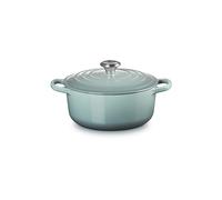 LE CREUSET Cocotte redonda SIGNATURE 20cm/2,4 l Sea Salt gris claro