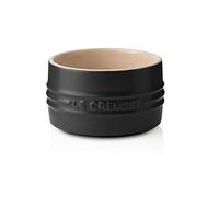 Le Creuset Cuenco apilable de cerámica de gres, 200 ml, Negro Mate, 70403200000099