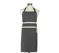 Le Creuset Delantal de chef, Lona 100% algodón, 88 cm largo, Gris, 95000700444000