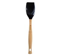Le Creuset Espátula Cuchara con Cabezal de Silicona extraíble, Madera, Negro, 93007603140002