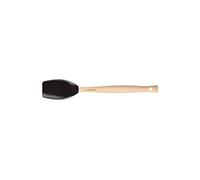 Le Creuset Espátula/cuchara de cocina Craft, 29 cm, Silicona, Negro Onyx, 42104291400000