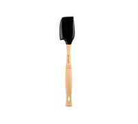 Le Creuset Espátula Mediana con Cabezal de Silicona extraíble, Madera, Negro, 93007602140002