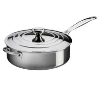 Le Creuset Evolution Sartén de acero inoxidable con tapa, diámetro 24 cm, 3-Ply