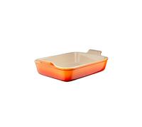 Le Creuset Bandeja rectangular Heritage de cerámica de gres, 26 cm, 2.4 L, Volcanico, 71102260900001