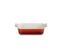 Le Creuset Bandeja rectangular Heritage cerámica de gres 26 cm 2,4 L Cereza