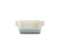 Le Creuset Fuente rectangular para gratinar Heritage, gres, 19 cm, 1,1 litros, Sea Salt