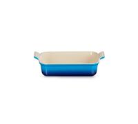 LE CREUSET Fuente rectangular Tradition de gres 26x19cm/2,4l Azure azul