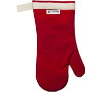Le Creuset Guante de horno con manga extralarga, Talla única, Algodón, Cereza y Blanco, 95002300060000
