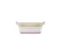 Le Creuset Heritage Shell Pink - Plato rectangular (19 cm), color rosa