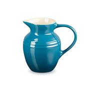 LE CREUSET Jarra de desayuno de cerámica de gres, 600 ml, 550 g, Azul Deep Teal