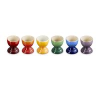 Le Creuset Juego de 6 hueveras de gres Rainbow
