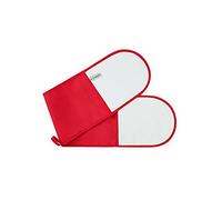 Le Creuset Manopla Doble con Presilla, Talla única, Algodón, Cereza, 95001000600000