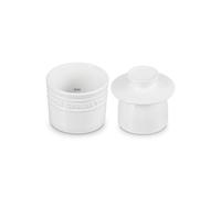 Le Creuset Mantequilla de gres, 6 onzas, blanco