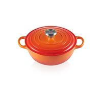 Le Creuset Marmita de Hierro Fundido, 24 cm, 3.1 L, Volcanico, 21114240900430