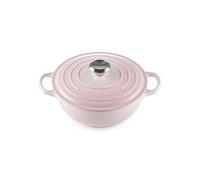 Le Creuset Marmita de hierro fundido, diámetro 24 cm, 3, 1 L, Shell Pink, 21114247770430