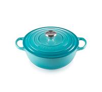 Le Creuset Marmita de hierro fundido, diámetro 26 cm, 4, 1 L, Caribe, 21114261700430
