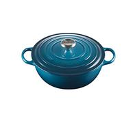 Le Creuset Marmita de hierro fundido, diámetro 26 cm, 4, 1 L, Deep Teal, 21114266420430