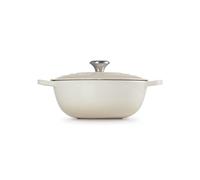 Le Creuset Marmita de hierro fundido, diámetro 26 cm, 4, 1 L, Meringue, 21114267160430