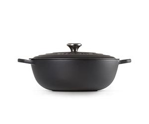 Le Creuset Marmita de hierro fundido, diámetro 32 cm, 7 L, Negro Mate, 21114320000430