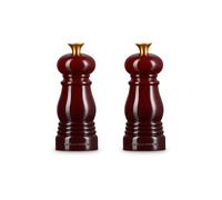 LE CREUSET Mini juego de molinillos de sal y pimienta de 12,5 cm Garnet rojo oscuro