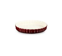LE CREUSET Molde para tarta 28cm/2,1l POTERIE Garnet rojo oscuro