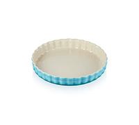 Le Creuset Molde tarta de cerámica de gres 28 cm, 2, 1 L, Caribe, 71120281700001