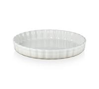 LE CREUSET Molde tarta de cerámica de gres 28 cm, 2, 1 L, Meringue, 71120287160001