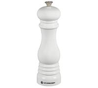 Le Creuset Molinillo de pimienta, Plástico ABS, 6.2 x 6.2 x 20.8 cm, Mecanismo de cerámica, Blanco, 96001900010000