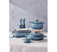 Le Creuset Molinillo de sal de plástico ABS, 6,2 x 6,2 x 20,8 cm, mecanismo de cerámica Chambray, 44002214340100