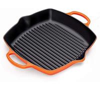 Le Creuset Parrilla cuadrada alta de hierro fundido, 30 cm, Volcanico, 20200300900422
