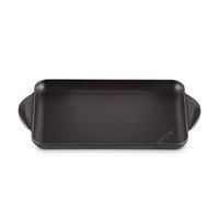 Le Creuset Parrilla de hierro fundido, Rectangular, 33 x 22 cm, Apto para todas las fuentes de calor, incluso inducción, Negro mate