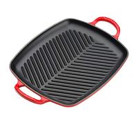 Le Creuset Parrilla rectangular alta de hierro fundido, 30 cm, Cereza, 20201300600422