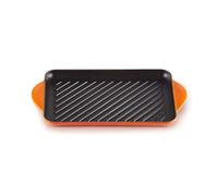Le Creuset Parrilla rectangular grill de hierro fundido, 32 cm, Volcanico, 20202320900460