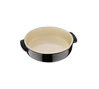 Le Creuset Plato para tapas, Redondo, 500 ml / diámetro 14 cm, Cerámica de gres, Negro Onyx, 72102141400001