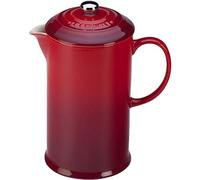 LE CREUSET Prensa francesa de gres, 27 onzas, cereza