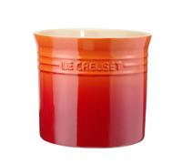 Le Creuset - Recipiente para Utensilios (gres, tamaño Grande), Color Naranja