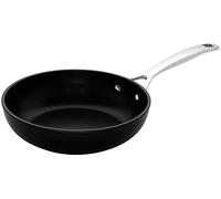 Le Creuset Sartén alta de aluminio antiadherente, diámetro 24 cm, para todas las fuentes de calor, incluso la inducción, Antracita/Plateado, 51101240010002