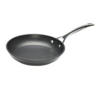 Le Creuset Sartén de aluminio antiadherente con asa y mango, alta, Ø 28 cm, libre de PFOA, para todas las fuentes de calor, incluso la inducción, antracita/plateado