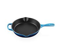 Le Creuset Sartén skillet alta de hierro fundido, 26 cm, 2 litros, Azure, 20187262200422