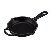 LE CREUSET Sartén skillet redonda de hierro fundido, diámetro 16 cm, Negro Mate, 20182160000422