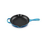 Le Creuset Sartén skillet redonda de hierro fundido, diámetro 23 cm, Azure, 20182232200422