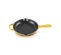 Le Creuset Sartén skillet redonda de hierro fundido, diámetro 23 cm, Nectar, 20182236720422