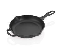 LE CREUSET Sartén skillet redonda de hierro fundido, diámetro 23 cm, Negro Mate, 20182230000422